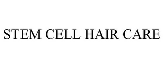 STEM CELL HAIR CARE