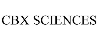 CBX SCIENCES