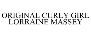 ORIGINAL CURLY GIRL LORRAINE MASSEY