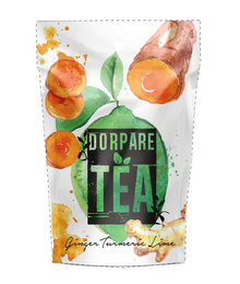 DORPARE TEA GINGER TURMERIC LIME