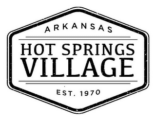 HOT SPRINGS VILLAGE ARKANSAS EST. 1970