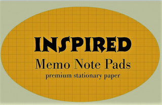 INSPIRED MEMO NOTE PADS PREMIUM STATIONARY PAPER
