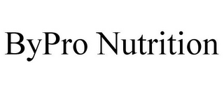 BYPRO NUTRITION