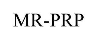 MR-PRP