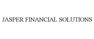 JASPER FINANCIAL SOLUTIONS