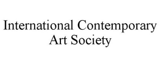 INTERNATIONAL CONTEMPORARY ART SOCIETY