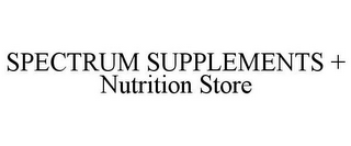 SPECTRUM SUPPLEMENTS + NUTRITION STORE