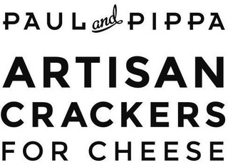 PAUL AND PIPPA ARTISAN CRACKERS FOR CHEESE