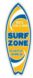 SURF ZONE AUTHENTIC SWIMWEAR BOYS SURF & SWIM