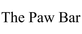 THE PAW BAR