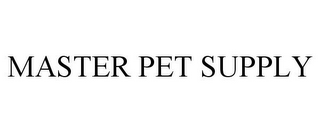 MASTER PET SUPPLY