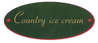 · COUNTRY ICE CREAM ·