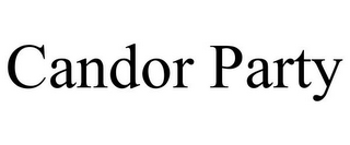 CANDOR PARTY