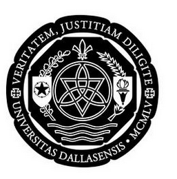 VERITATEM, JUSTITIAM DILIGITE UNIVERSITAS DALLASENSIS MCMLV