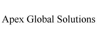 APEX GLOBAL SOLUTIONS