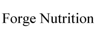 FORGE NUTRITION