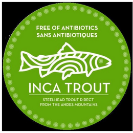 FREE OF ANTIBIOTICS SANS ANTIBIOTIQUES INCA TROUT STEELHEAD TROUT DIRECT FROM THE ANDES MOUNTAINS