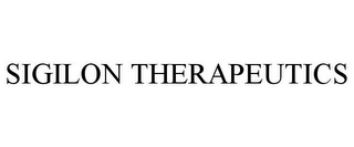 SIGILON THERAPEUTICS