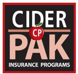 CIDER CP PAK INSURANCE PROGRAMS