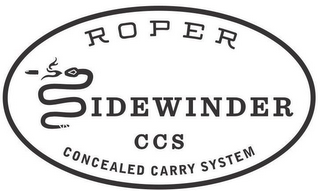 ROPER SIDEWINDER CCS CONCEALED CARRY SYSTEM