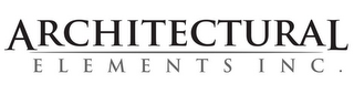 ARCHITECTURAL ELEMENTS INC.