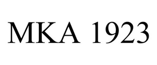 MKA 1923