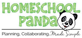 HOMESCHOOL PANDA PLANNING COLLABORATING...MADE SIMPLE