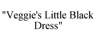 "VEGGIE'S LITTLE BLACK DRESS"