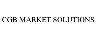 CGB MARKET SOLUTIONS