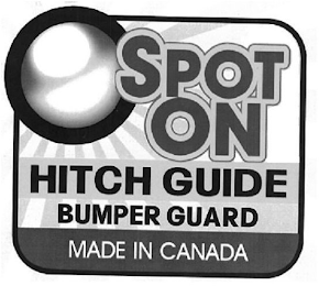 SPOT ON HITCH GUIDE BUMPER GUARD MADE IN CANADA