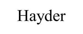 HAYDER