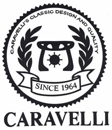 CARAVELLI CARAVELLI'S CLASSIC DESIGN AND QUALITY SINCE 1964