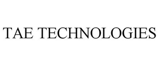 TAE TECHNOLOGIES