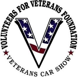 V VOLUNTEERS FOR VETERANS FOUNDATION VETERANS CAR SHOW