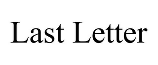 LAST LETTER