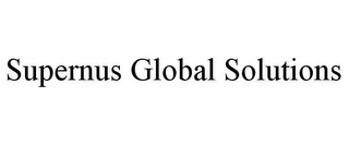 SUPERNUS GLOBAL SOLUTIONS