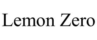 LEMON ZERO