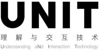 UNIT UNDERSTANDING AND INTERACTION TECHNOLOGY