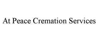 AT PEACE CREMATION SERVICES