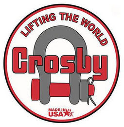 LIFTING THE WORLD CROSBY MADE IN USA