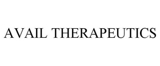 AVAIL THERAPEUTICS