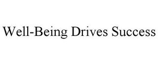 WELL-BEING DRIVES SUCCESS