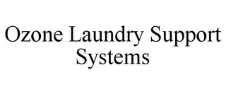 OZONE LAUNDRY SUPPORT SYSTEMS