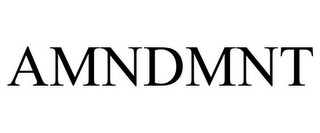 AMNDMNT