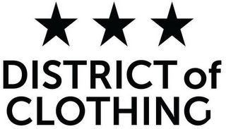 DISTRICT OF CLOTHING