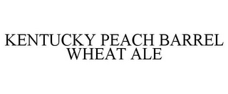 KENTUCKY PEACH BARREL WHEAT ALE