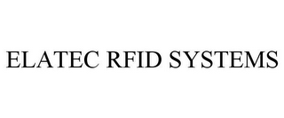 ELATEC RFID SYSTEMS