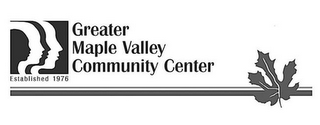 GREATER MAPLE VALLEY COMMUNITY CENTER ESTABLISHED 1976