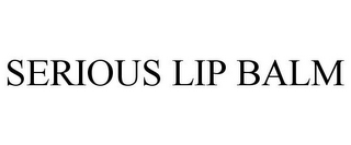 SERIOUS LIP BALM