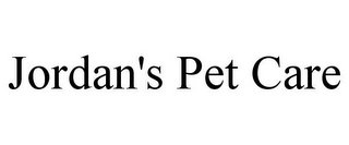 JORDAN'S PET CARE